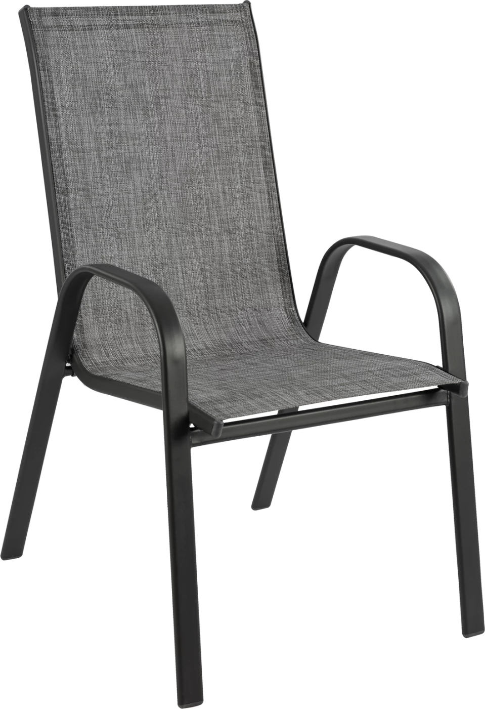 Zunanja naslanjača LEON FH5000.01 sivo kovinsko ogrodje-siva tekstilena 54x70x93Hcm