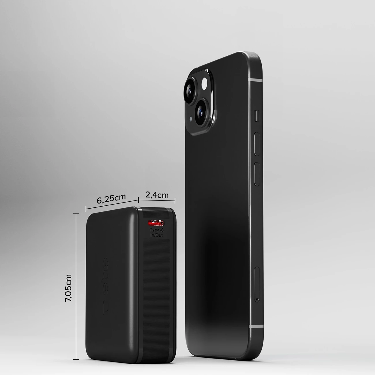 Powerbank 10.000 mAh, Power Delivery 20W, SBS TEBB10000HDPD20K, črn