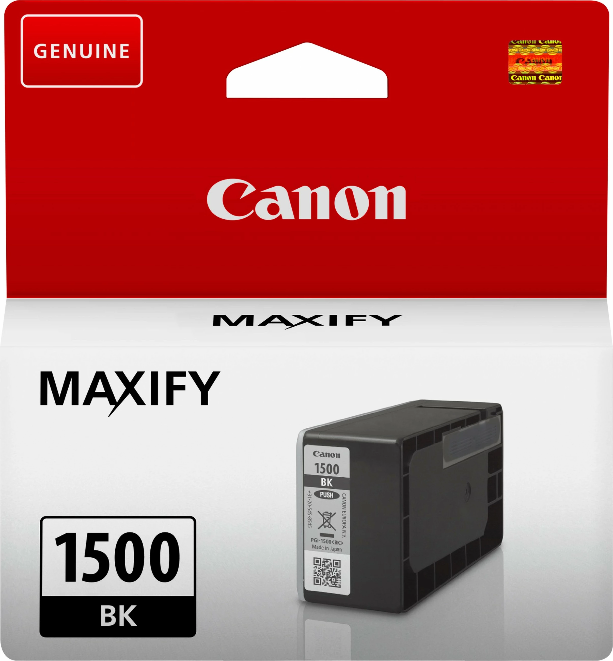 Toner kartuša, Canon PGI-1500BK, 12,4 ml, črna