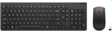 Tipkovnica polne velikosti, brezžična, miška vključena, črna Lenovo 4X31N50722