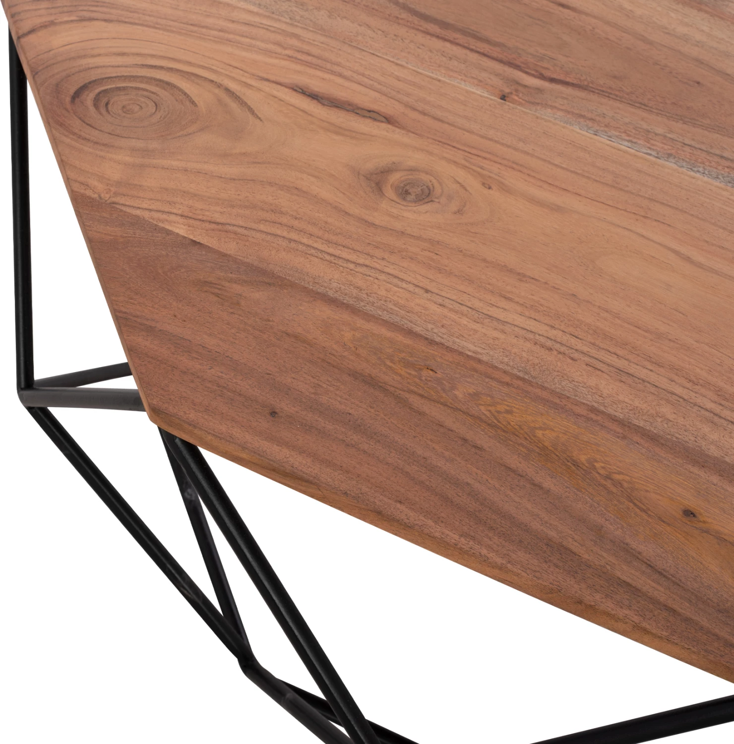 Klubska miza FH8777.11 iz akacijevega lesa Φ82x40H