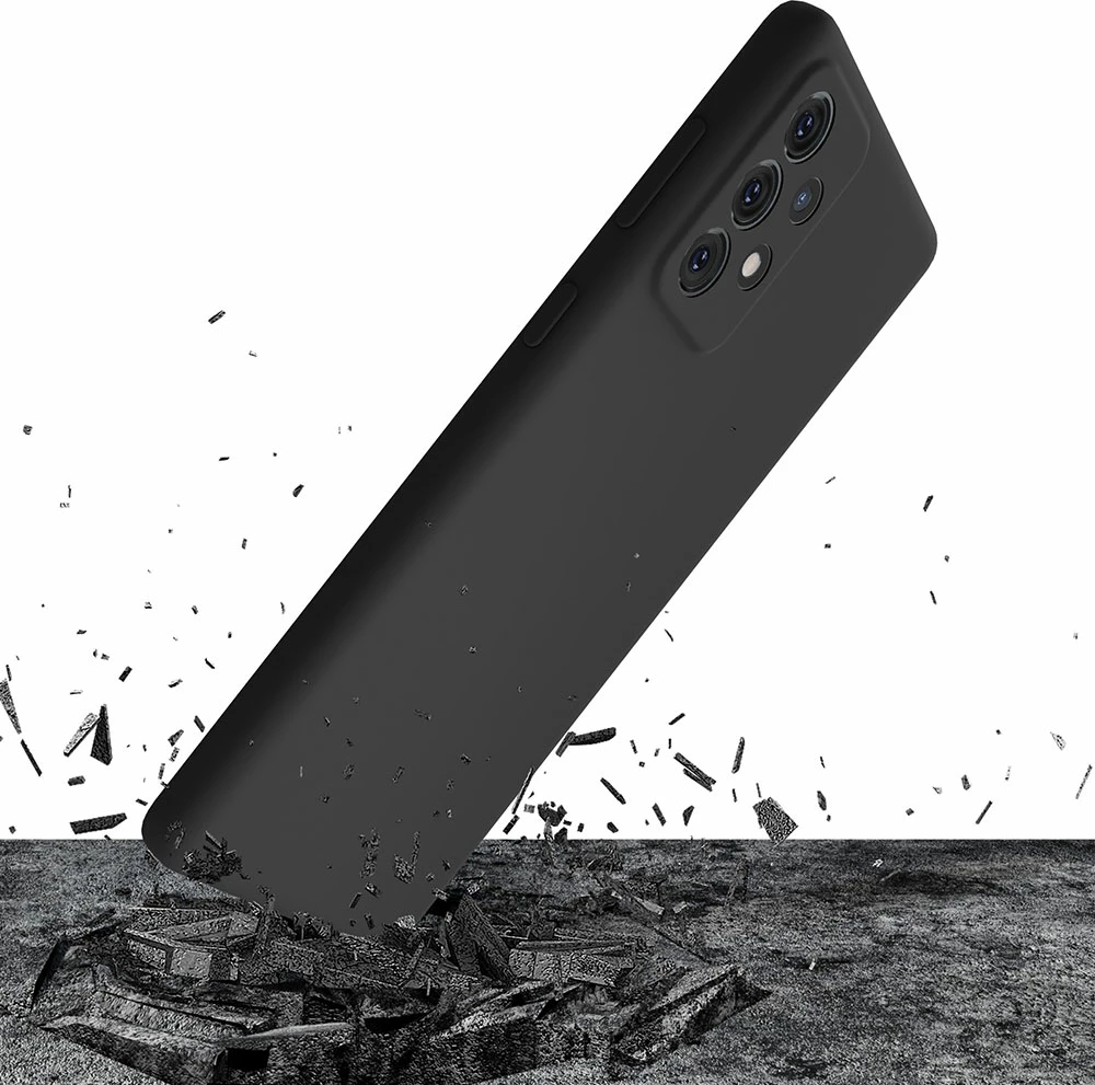 Silikonski ovitek za mobilni telefon 3mk Protection, za Samsung Galaxy A33 5G, črn