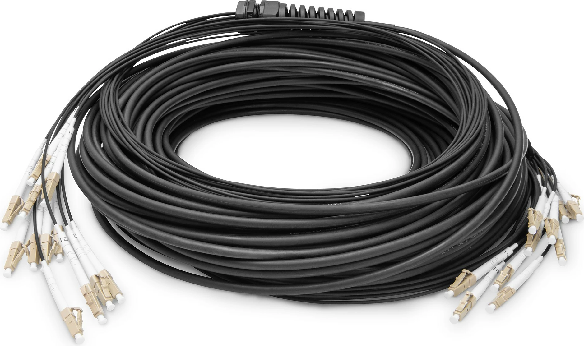 Optični patch kabel, 100 m, OM4, 12 vlaken, LC-UPC, črn, Digitus LWL Patchkabel