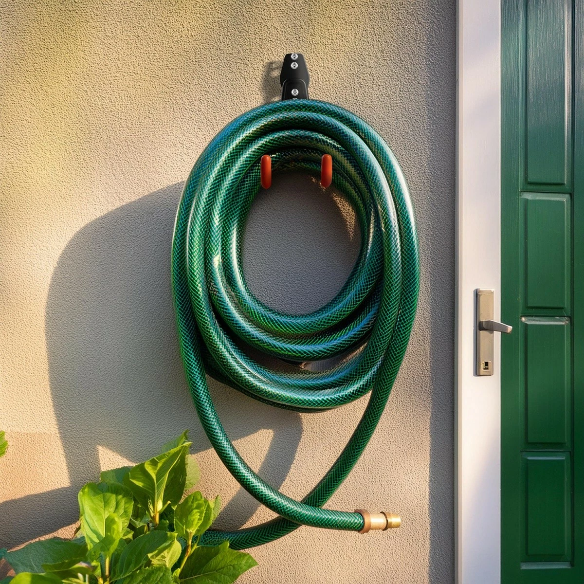 Stenski nosilec iz jekla, Maclean MC-444, 25 kg, črno/oranžen