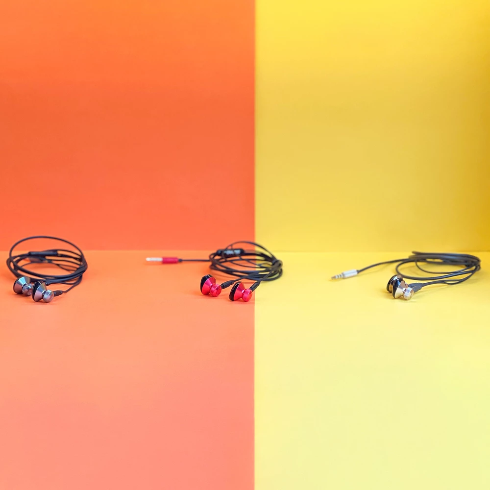 Slušalke z žico in-ear, mini jack 3,5 mm, kovinske, sive — Dudao X2C