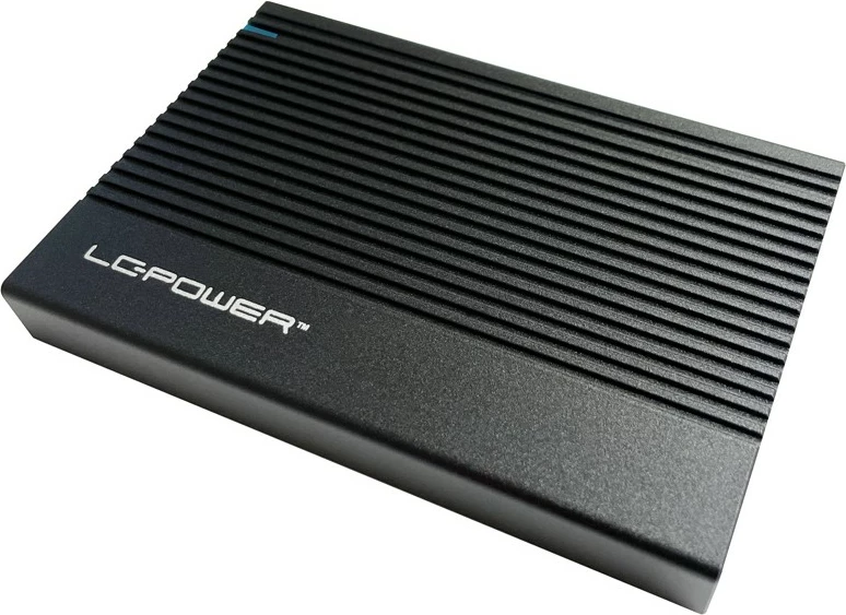 Zunanji ohišje za 2,5" HDD/SSD LC-Power LC-25U3-C, USB Type-C, črn