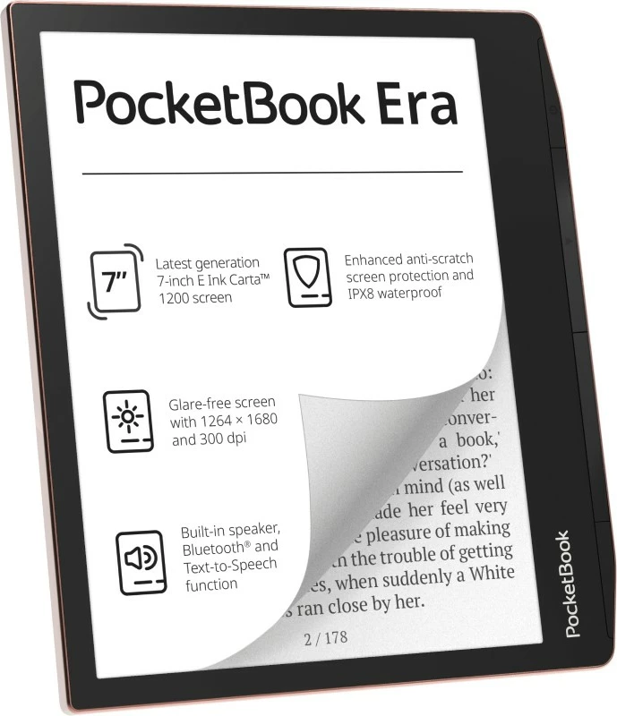 7-palčni e-bralnik Pocketbook Era 16GB, Stardust Silver