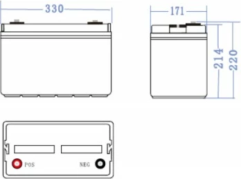 AGM akumulator 12 V 90 Ah, brez vzdrževanja, Green Cell AGM29, VRLA