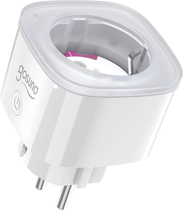 Pametna vtičnica, Gosund EP8-M, 16A, WiFi, za Xiaomi, bela