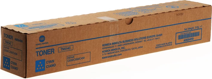 Toner kartuša Konica Minolta TN514C / A9E8450, 26.000 strani, cijan