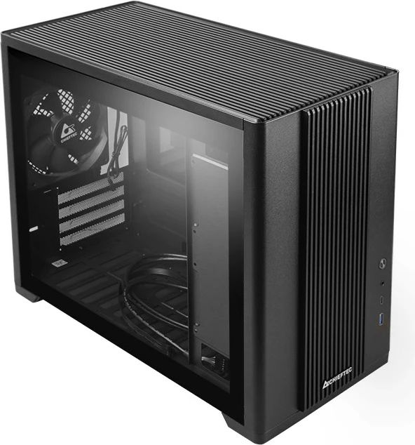 Računalniško ohišje Mini Tower Chieftec BX-10B-OP, črno