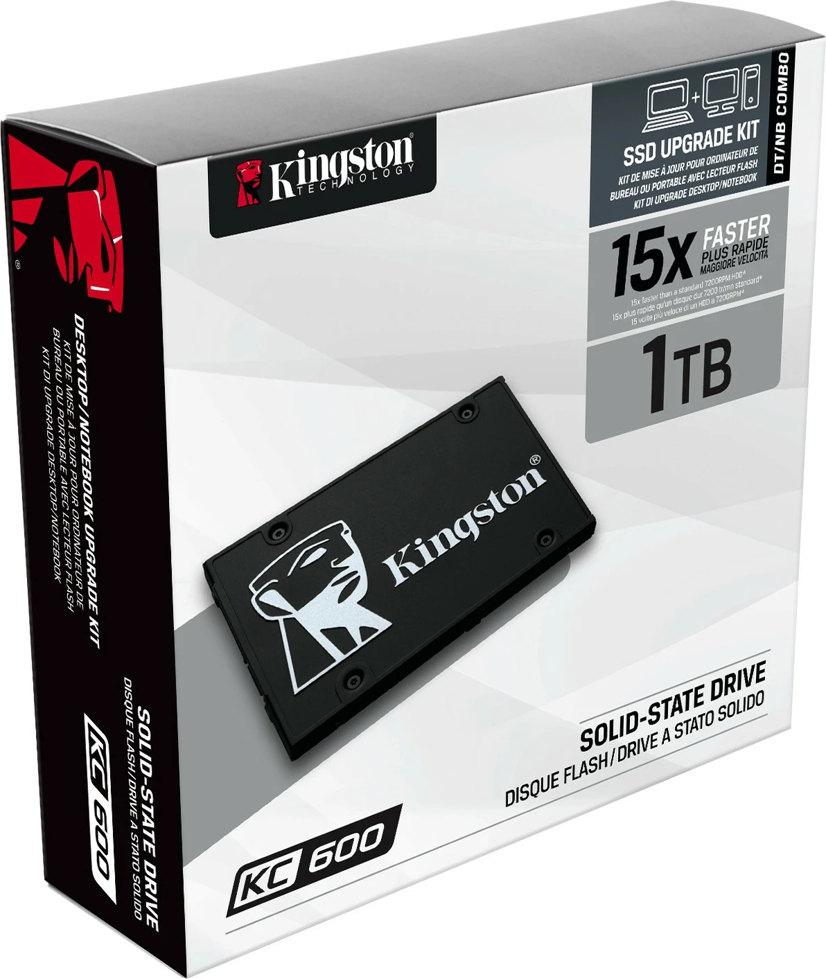 SSD KC600 Kingston 1,02 TB, 2,5", 550 MB/s