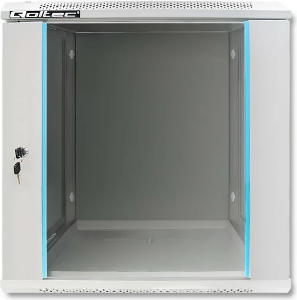 Rack računalniško ohišje 12U, 600 x 450 x 635 mm, za montažo na steno, siv Qoltec