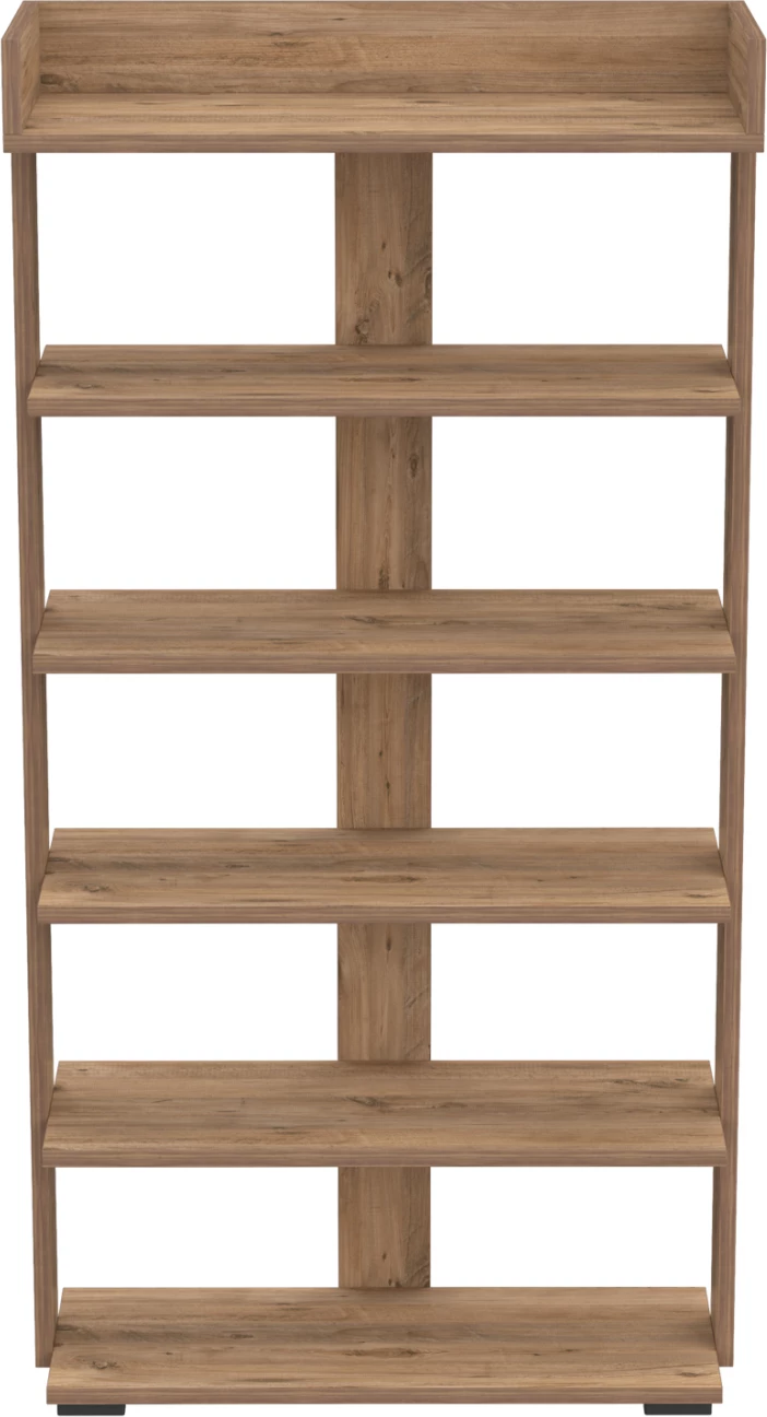 Stojalo za čevlje RIBBER FH18191.04 melamin v naravni barvi lesa 73x30x142Hcm