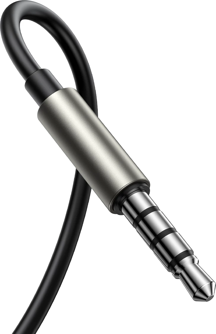 In-ear slušalke Joyroom JR-EW03, 1,2 m, mikrofon, temno siva