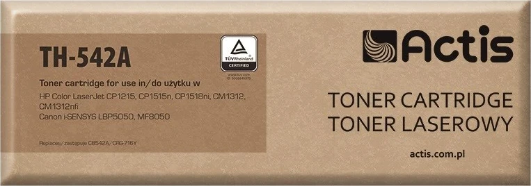 Toner za menjavo Actis za tiskalnik HP, Standard; 1500 strani, rumena