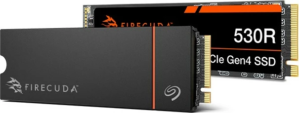 Visokozmogljiv SSD 2TB Seagate FireCuda 530R, PCIe Gen4x4 NVMe M.2, s hladilnikom