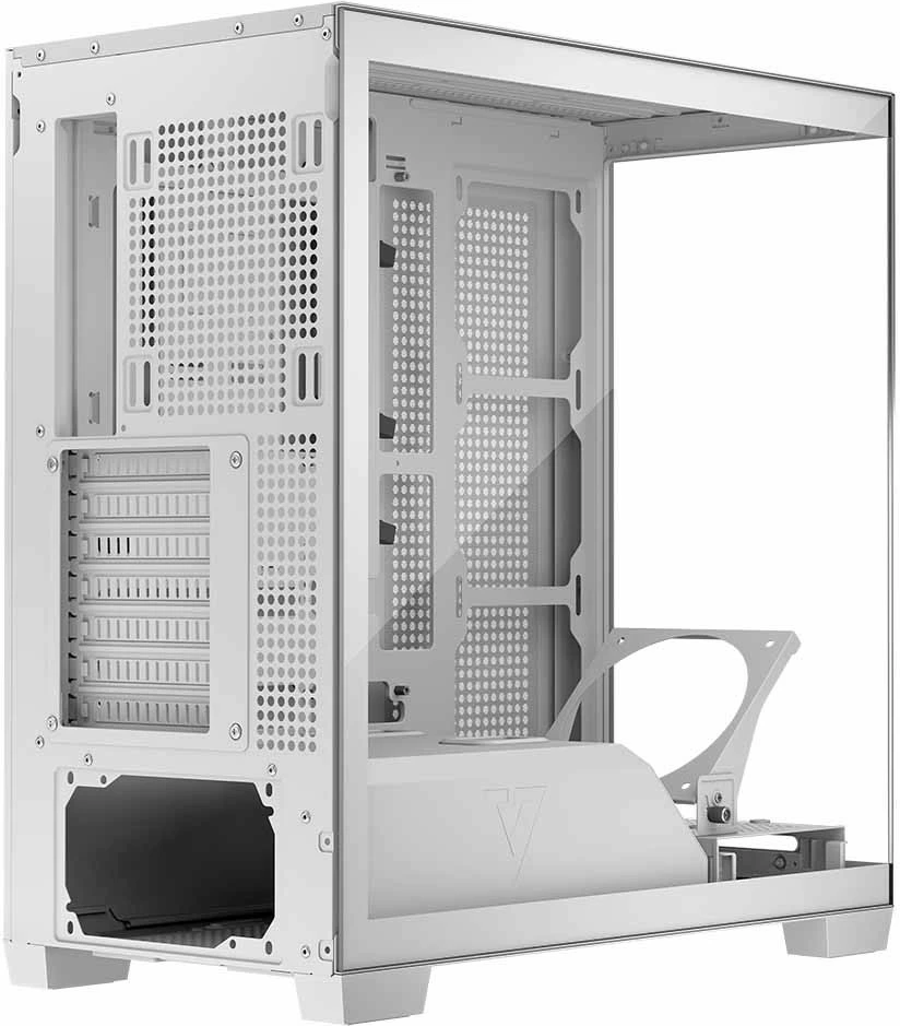 Računalniško ohišje MODECOM STELLAR NF ARGB 20, Midi Tower, ATX/ITX/Micro ATX, belo