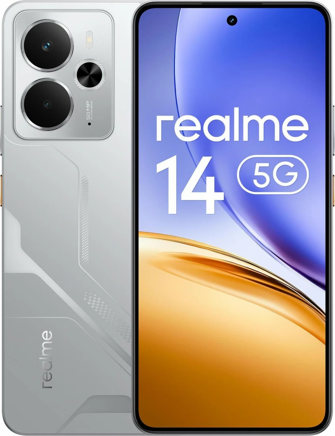Pametni telefon 12/256GB Mecha Silver Realme 14 5G