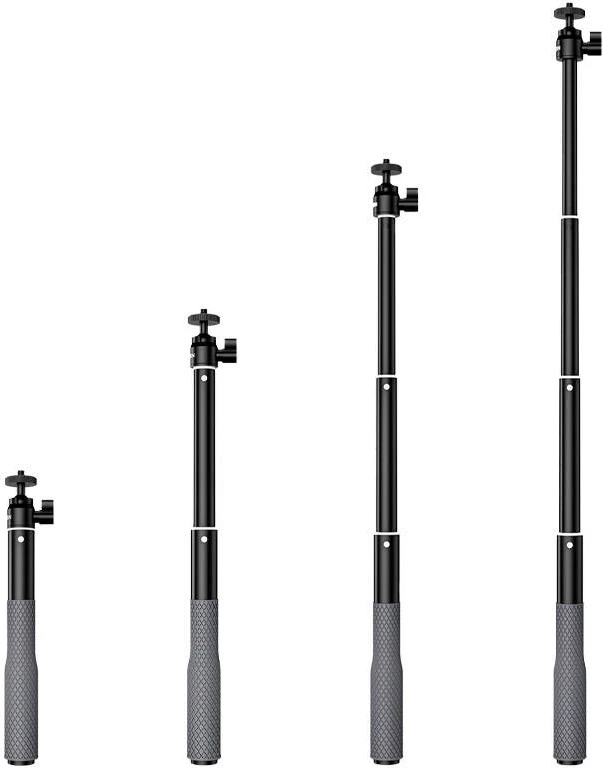 Selfie palica za akcijske kamere TELESIN WSS-001, črna