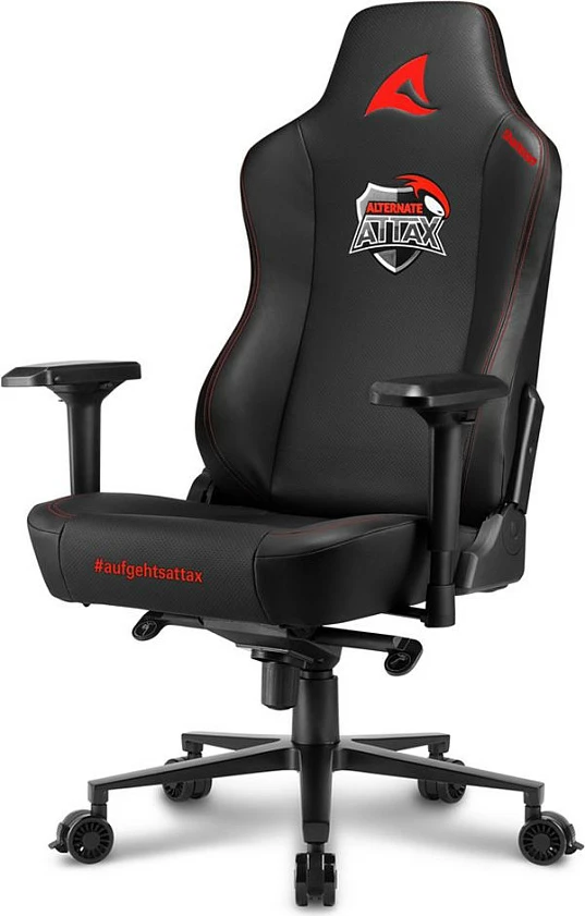 Ergonomski gaming stol Sharkoon SKILLER SGS40 aTTax Sonderedition, črno/rdeč