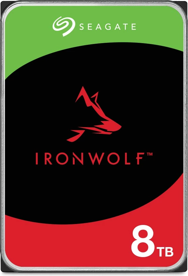 Trdi disk za NAS Seagate IronWolf ST8000VN002, 8 TB, 5400 RPM, 256 MB, 3,5", Serial ATA III