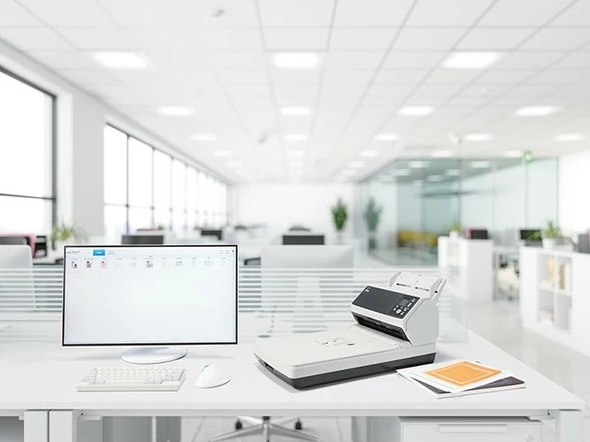 Skenalnik dokumentov Fujitsu fi-8290, ADF, duplex, USB 3.2, LAN, ploskovni skener