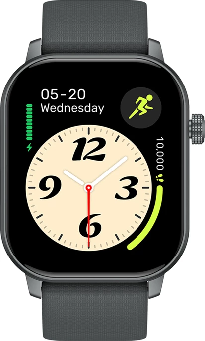 Pametna ura Zeblaze GTS 3 GPS, 2,01", 300 mAh, siva