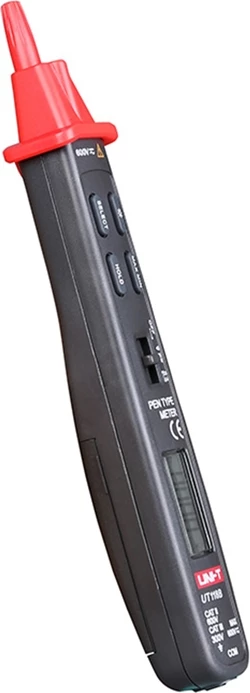 Digitalni multimeter v obliki pisala, UNI-T UT118B, samodejni razpon, EF/NCV, 300 V, 30 MΩ, 3 mF