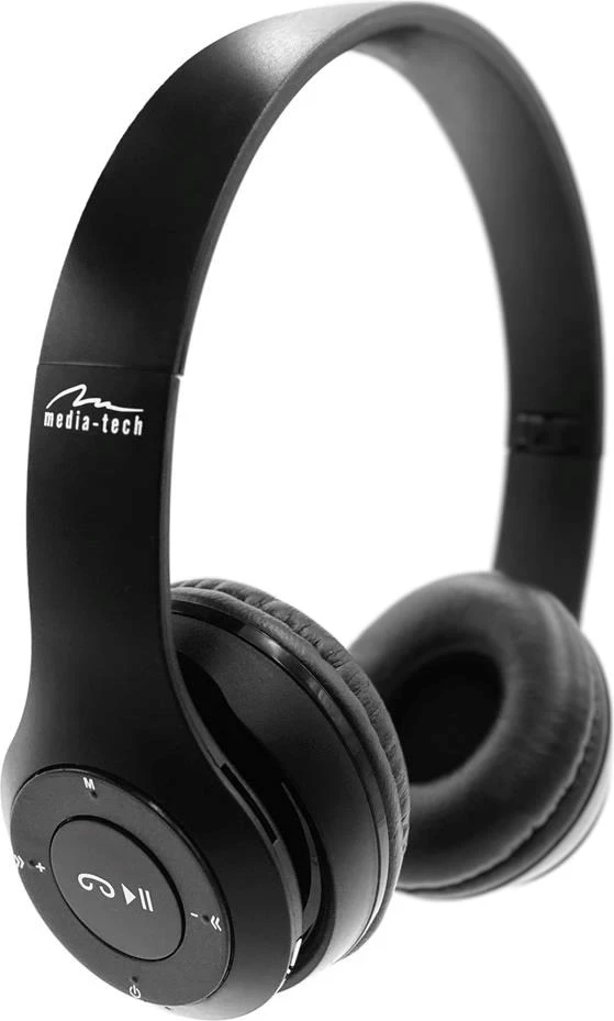 Brezžične slušalke Media-Tech EPSILION BT MT3591, Bluetooth 4.2, z mikrofonom, FM radio, črne