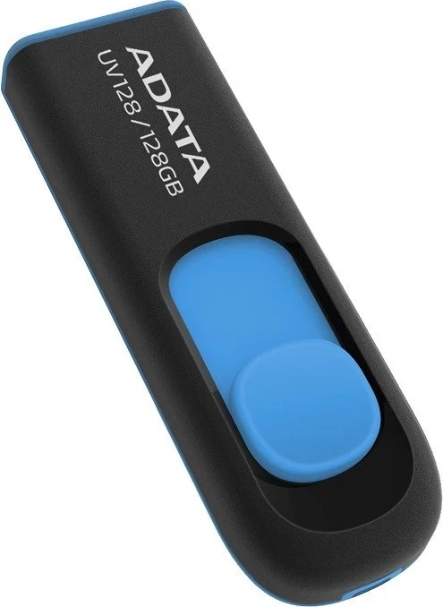 USB pomnilnik 128GB, USB 3.2, črno-modra — Adata UV128