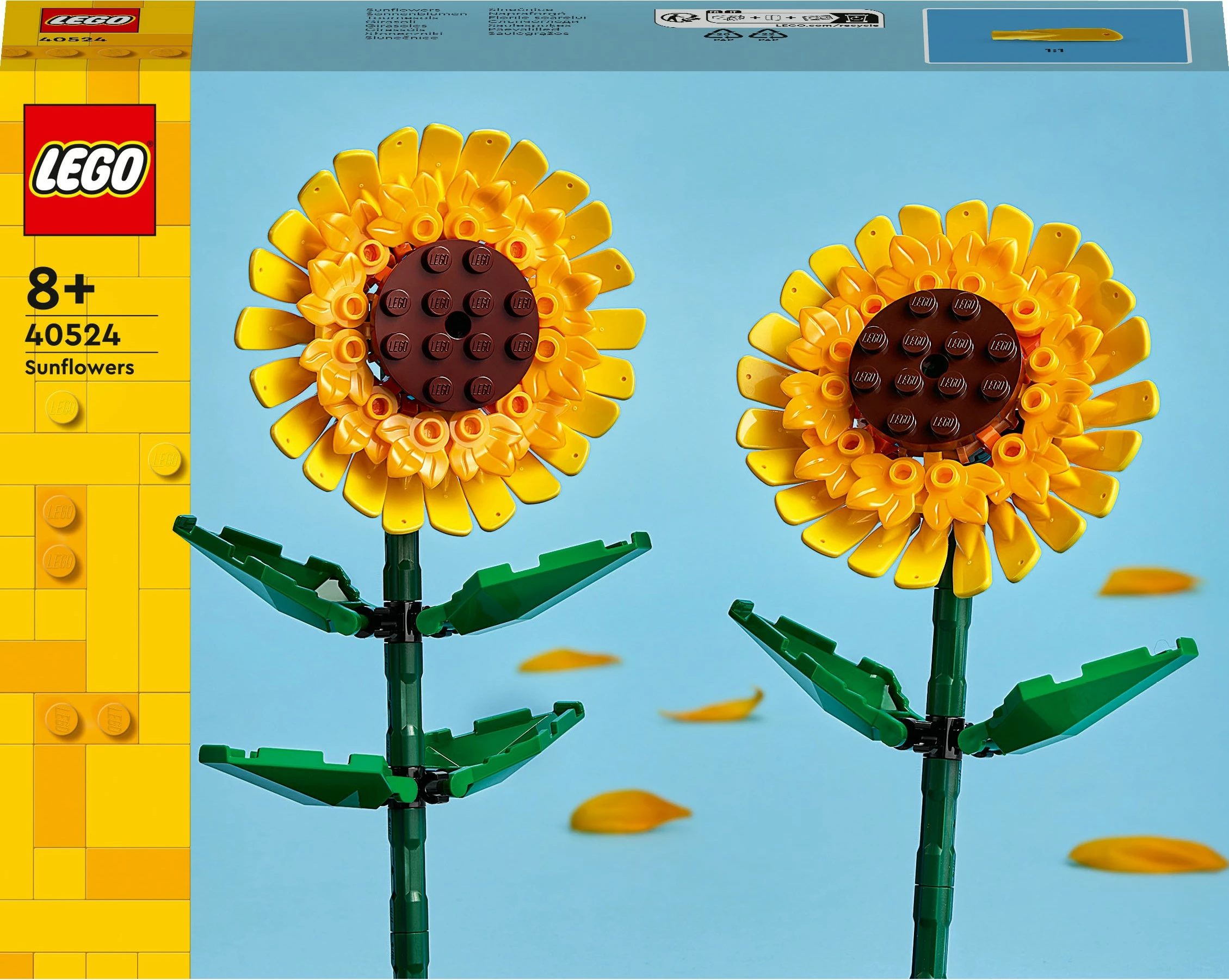 Set gradnje luči sončnice LEGO Botanicals 40524, večbarven