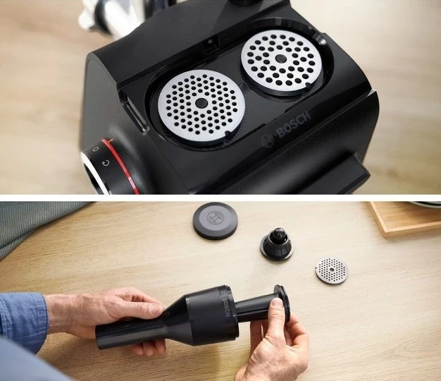 Električni mlinček za meso Bosch MFWS660B, 500 W, črno/srebrn