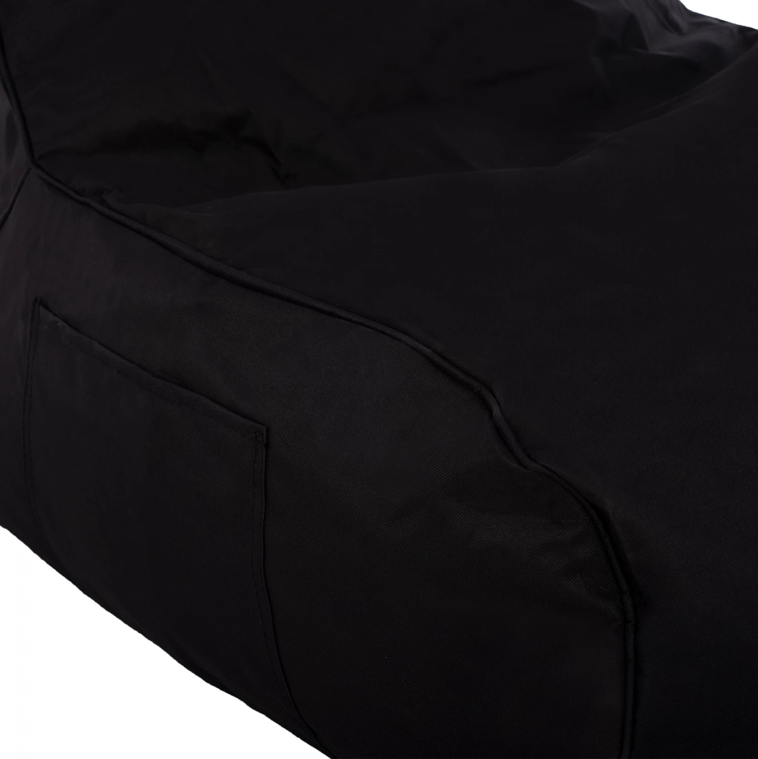 Zunanja fotelja, črna, z UV zaščito, 81x78x73 cm