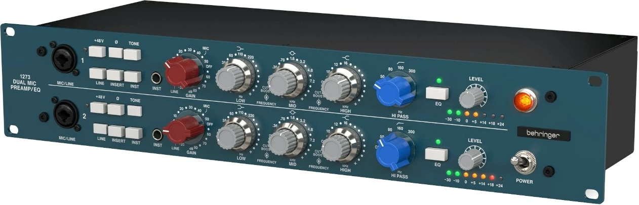 Preamplifikator mikrofona Behringer 1273, Teal