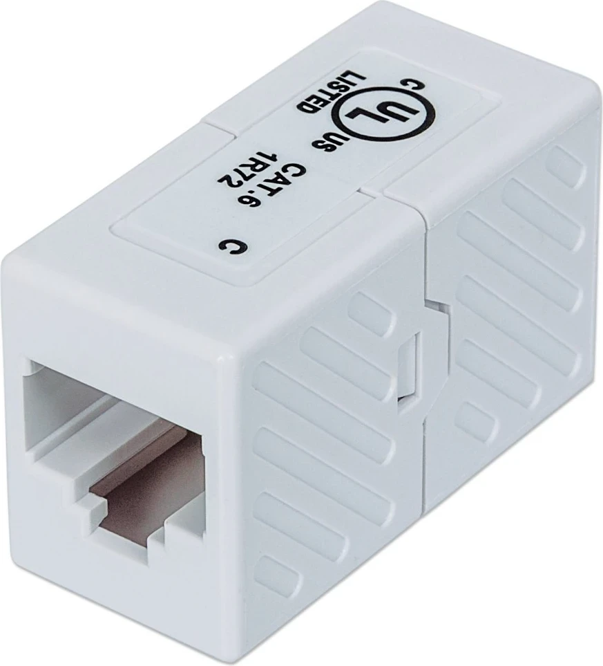 Povezovalnik RJ-45 Cat6 Intellinet, bel