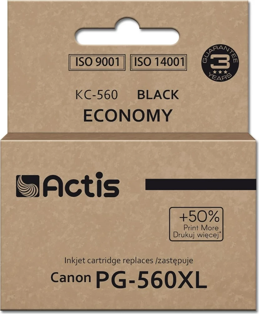 Zamenljiv toner ACTIS KC-560 za Canon PG-560XL, 22 ml, črn