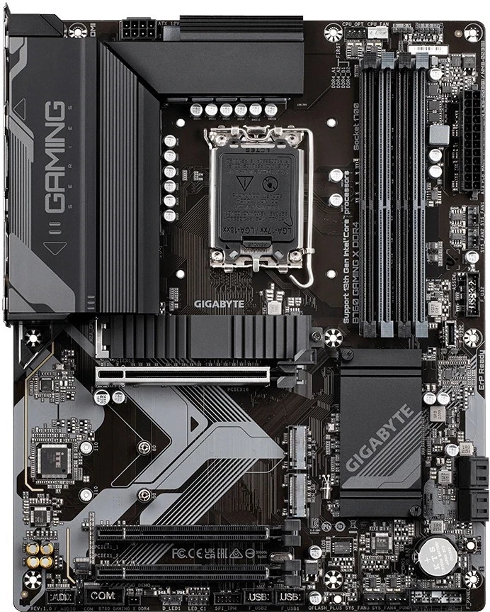 Plošča za igre GIGABYTE B760 GAMING X AX, Intel B760