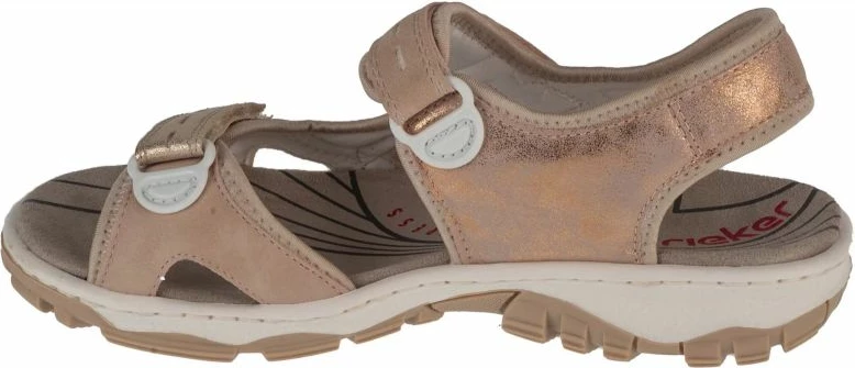 Sandali, rožnati, Rieker - ženski