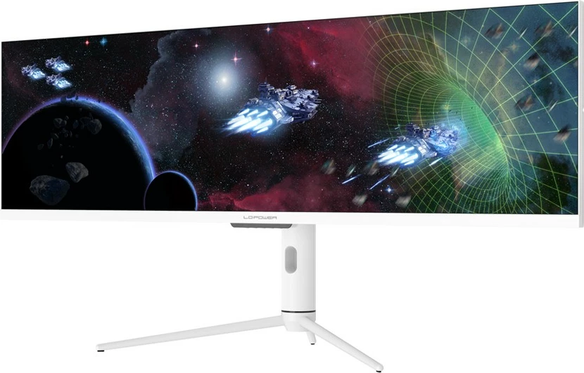Ultraširok 43,8" Double Full HD monitor LC-Power LC-M44-DFHD-120, 120 Hz, bel