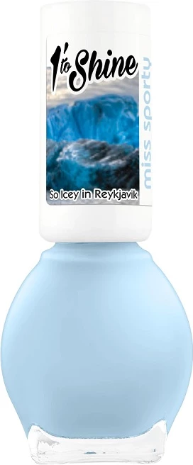 Lak za nohte 1 Minute to Shine 639 So Icey in Reykjavik, Miss Sporty, 7 ml