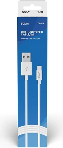 USB kabel Savio, 1 m, bel