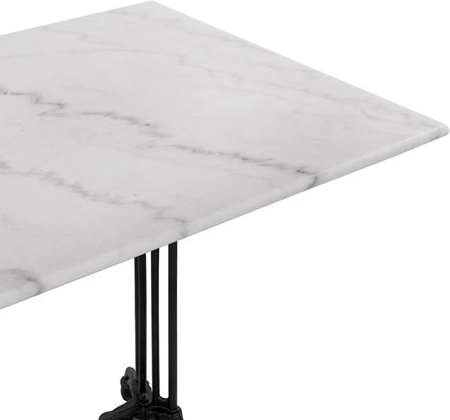 Miza z 2 nogama Osnova iz litega železa FH5612 z marmorjem 110x70