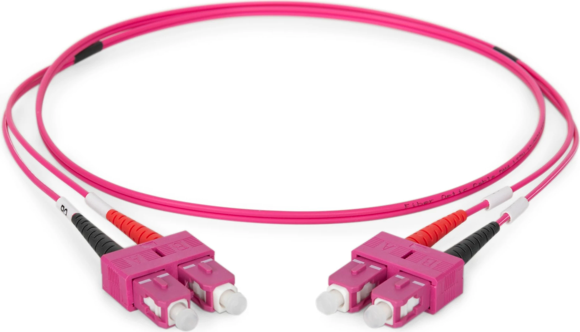 Optični kabel OM4 SC/SC 1 m, vijoličen — Digitus