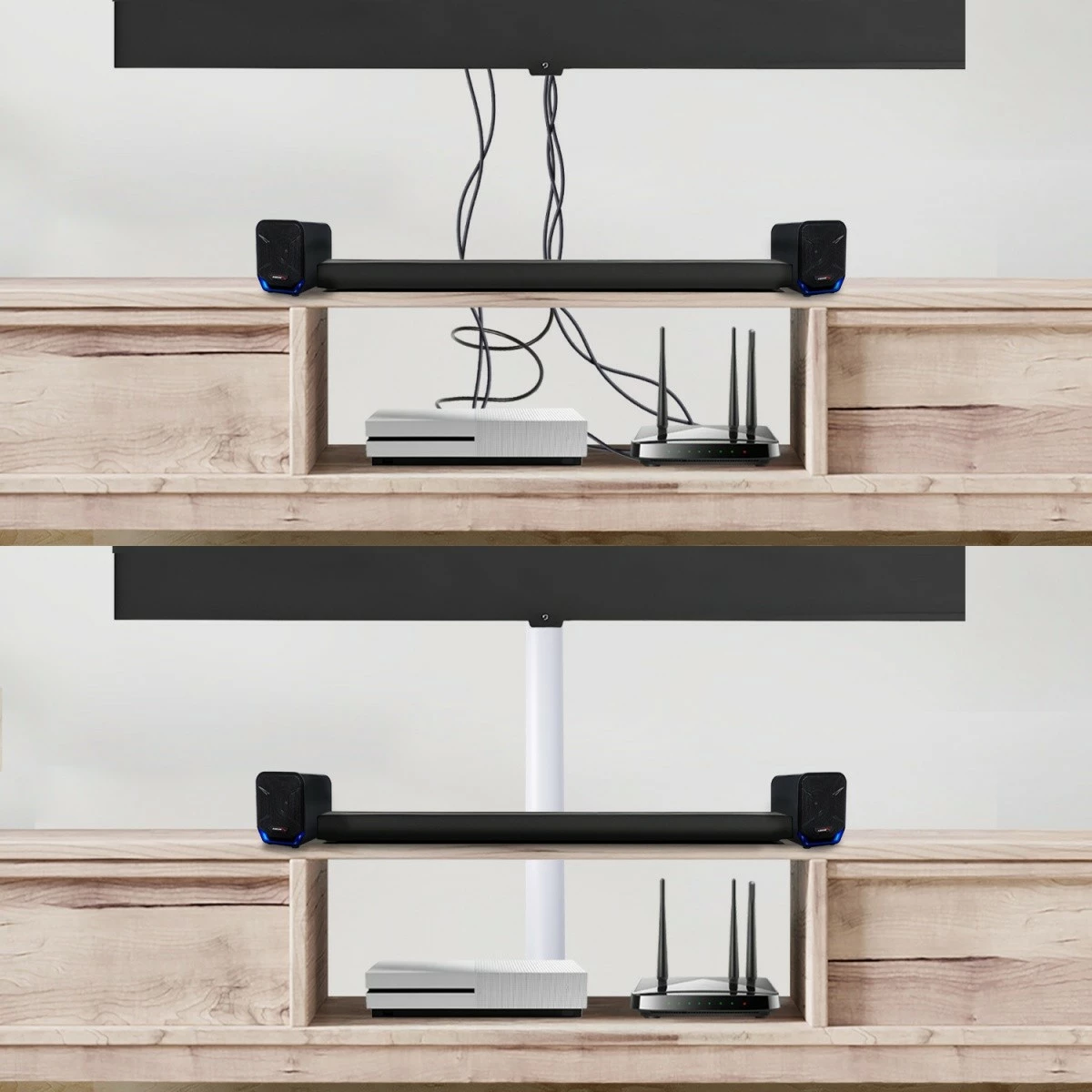 Aluminijasta kanaleta za kable Maclean MC-814 W, 75 cm, bela