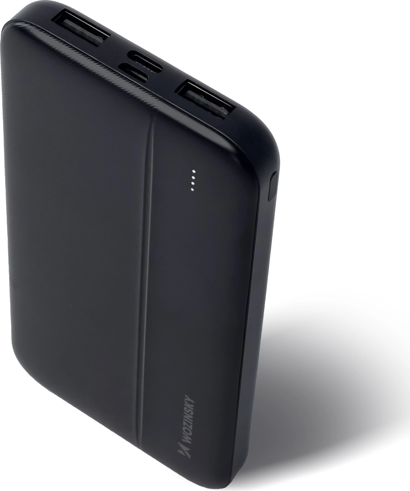 Powerbank 10000 mAh, 2x USB, črn Wozinsky WPBBK1