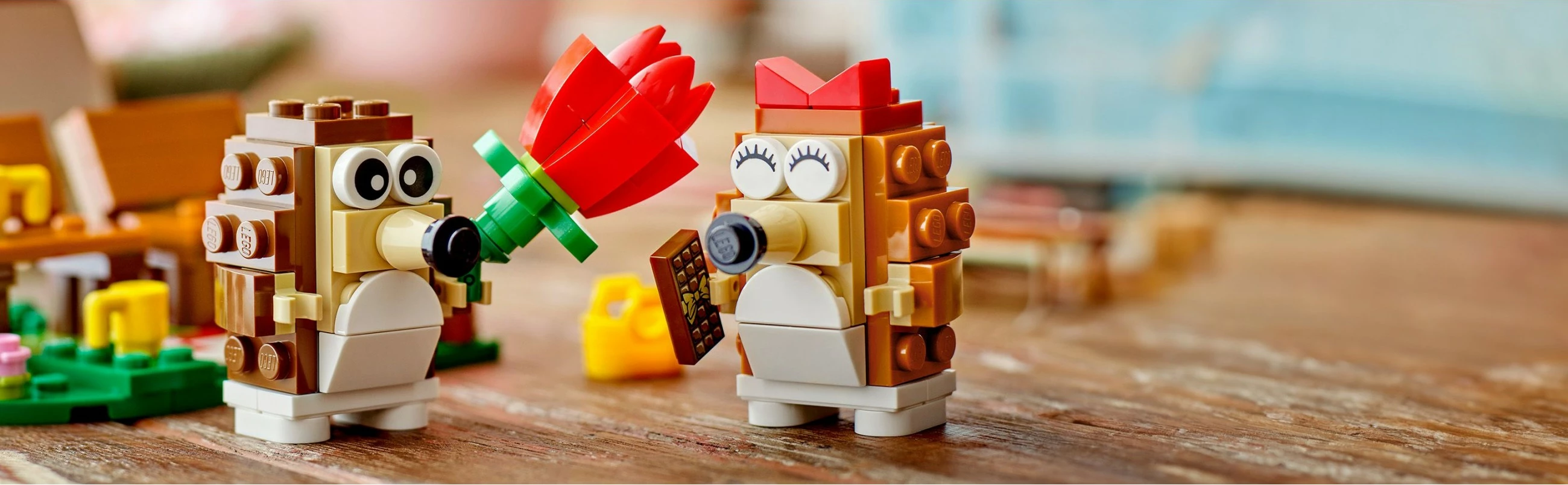 Gradbeni komplet Igel und ihr Picknick-Date, LEGO 40711, večbarven
