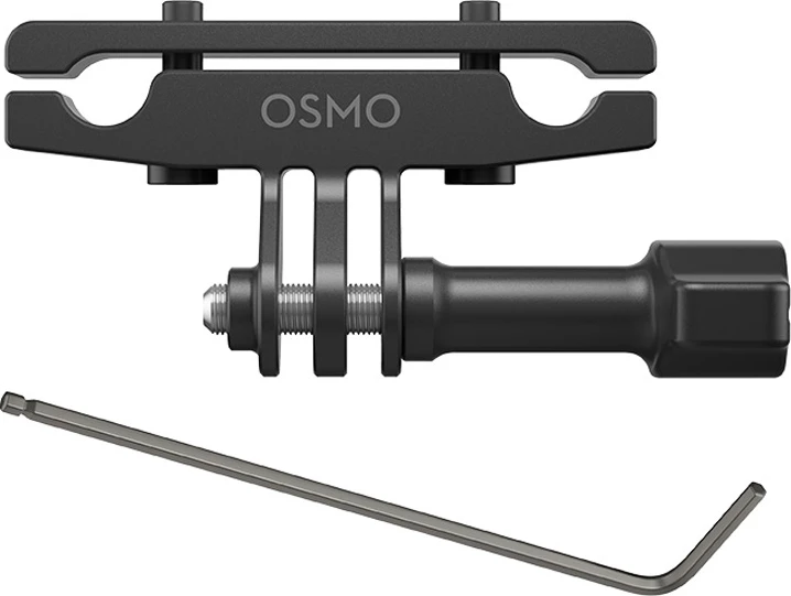 Nosilec za akcijsko kamero za sedežno tirnico kolesa DJI Osmo Action Bike Seat Rail Mount, črn