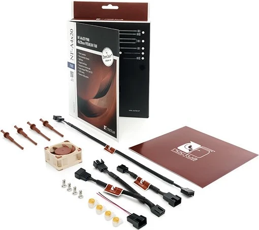 Tiho hlajenje NF-A4x20, Noctua, 40x20 mm, PWM, 5V, bež / rjavo