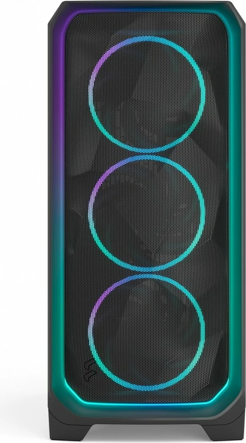 Računalniško ohišje Meshify 3 Ambience Pro RGB, Fractal Design, ATX, kaljeno steklo, črno